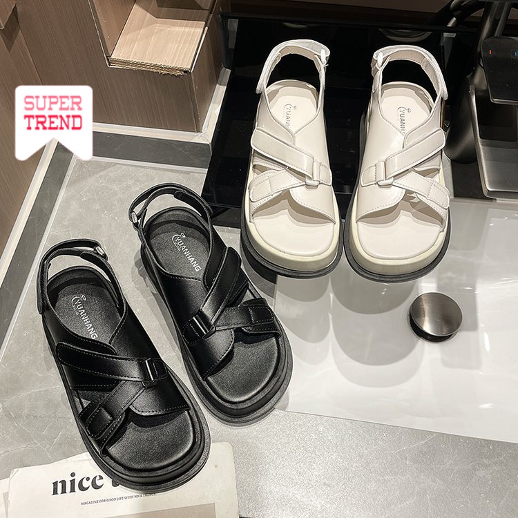 Giày Sandal Đế Mềm Đơn Giản Thoải Mái Phong Cách Hàn Quốc Cho Nam Nữ
