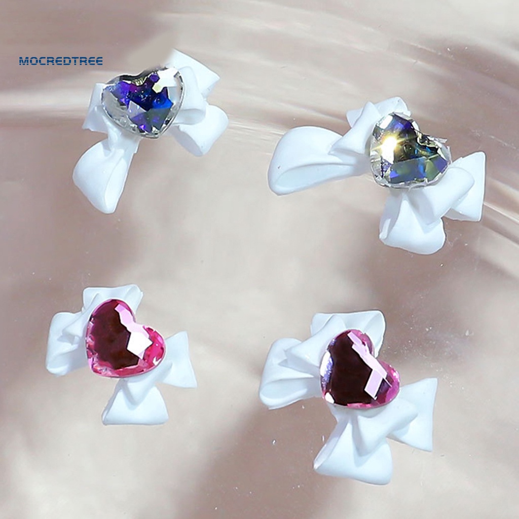 Khuôn Silicone Tạo Hình Nơ / Trái Tim / Rồng Ba Chiều Trang Trí Móng Tay diy