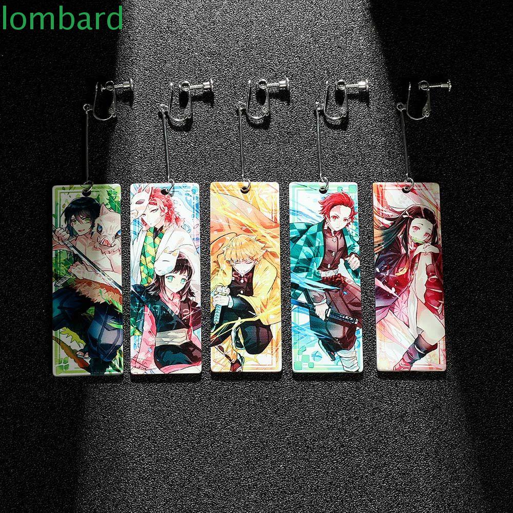 Bông Tai Bằng Acrylic Hình Hoạt Hình Kimetsu Demon Slayer Độc Đáo