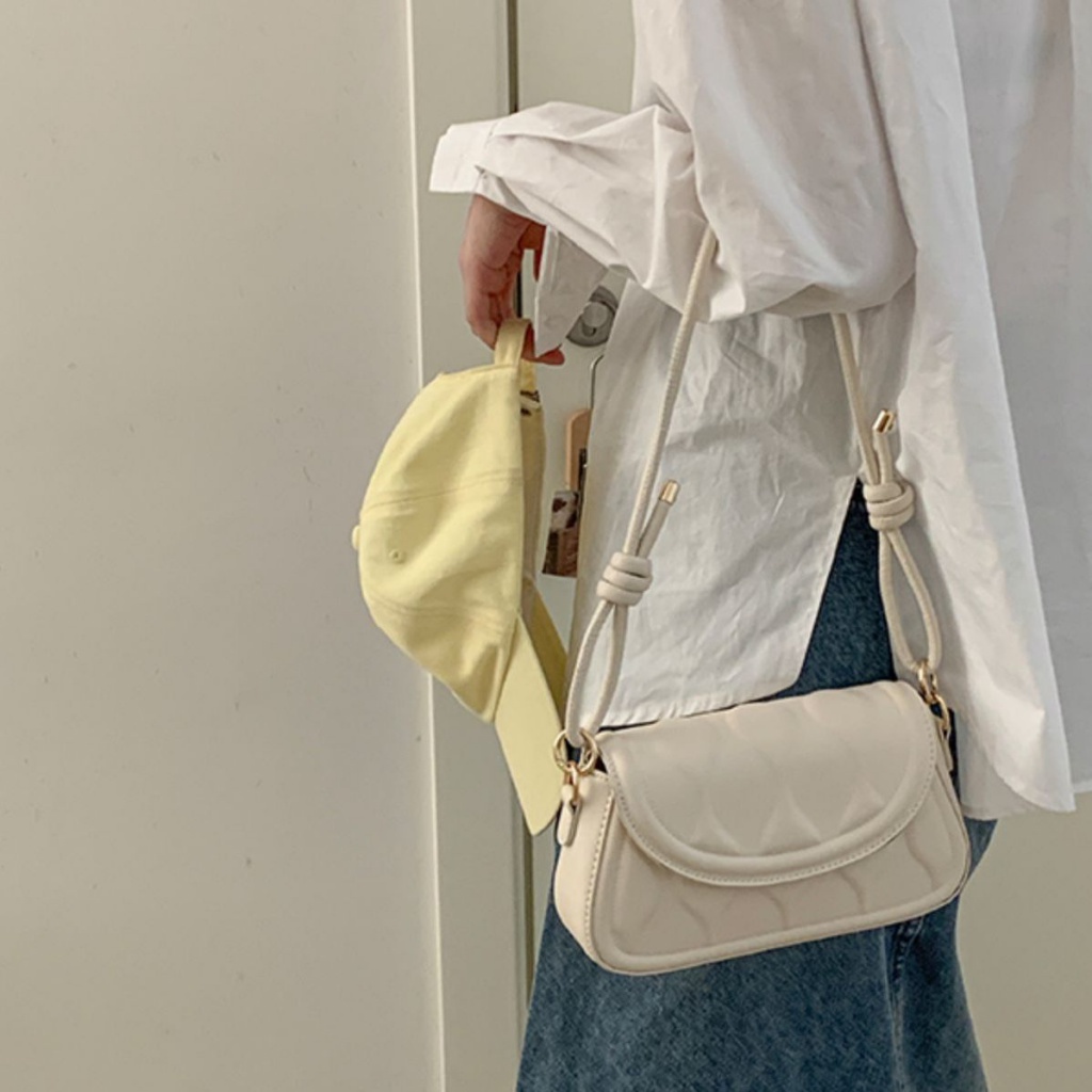 Túi Đeo Vai Hình Vuông Cỡ Nhỏ Dễ Phối Đồ Thời Trang Cho Nữ 18X12X5