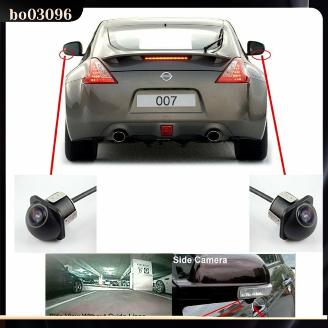 1 Cặp Camera Gắn Gương Chiếu Hậu Xe Hơi Độ Nét Cao