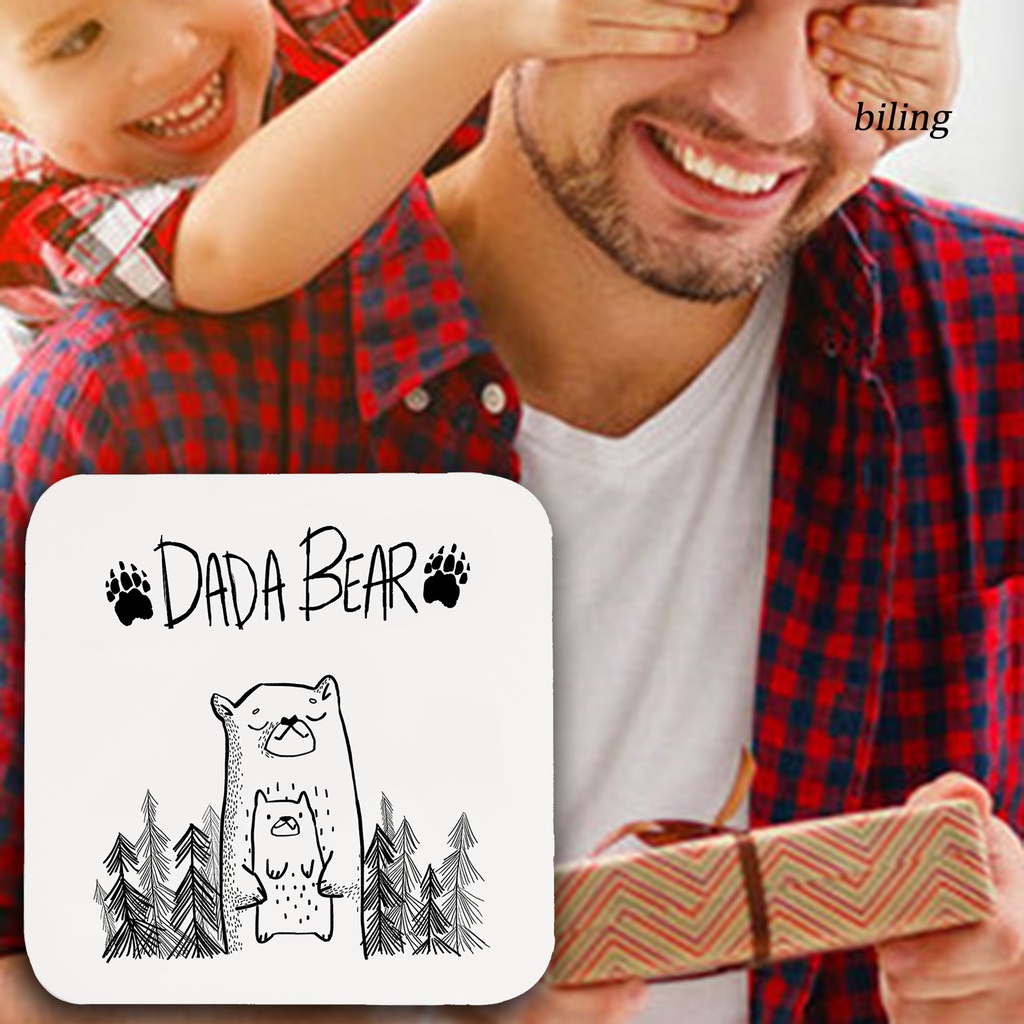 Đế Lót Ly Cách Nhiệt Chống Bỏng Hình Gấu Dada Bằng Acrylic 8.75x8.75cm