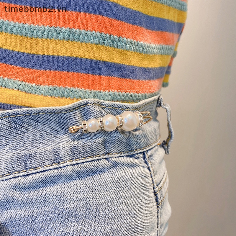 1 Bộ Ghim Cài Áo Đính Ngọc Trai Thời Trang Dành Cho Nữ