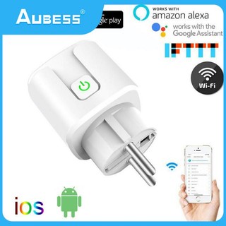 Aubess tuya ổ cắm thông minh ổ cắm điện wifi điều khiển từ xa vỏ máy tính thông minh ổ cắm thông minh điều khiển bằng giọng nói