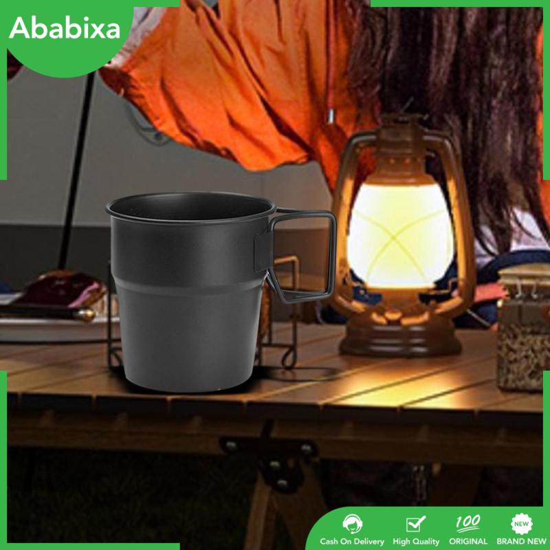 Cốc Uống Nước 300ml Bằng Thép Không Gỉ Có Thể Xếp Chồng Lên Nhau Tiện Dụng Mang Theo Du Lịch Cắm Trại