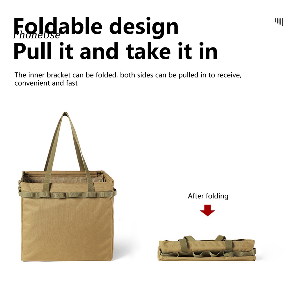 Túi Đựng Gia Vị Bằng PU Và Vải Oxford Chống Nước Sức Chứa Lớn Cho Hoạt Động Ngoài Trời