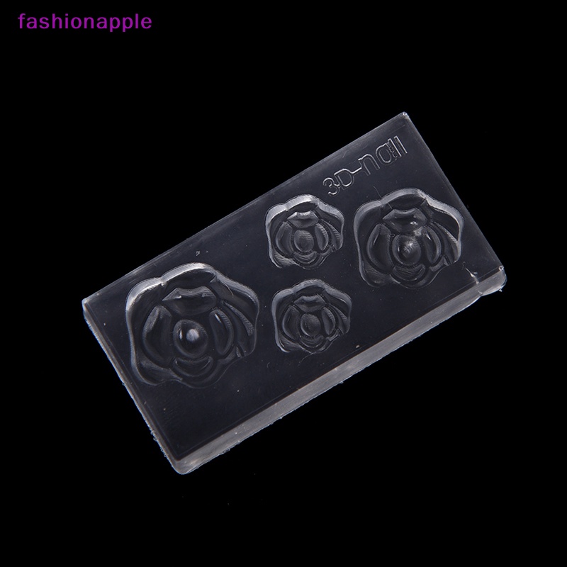 Set 6 Khuôn Silicone Tạo Hình Trang Trí Móng Tay 3D DIY