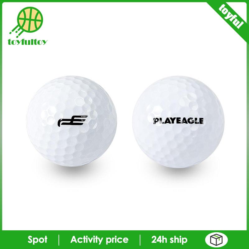Set 10 Quả Bóng Golf Hai Lớp Màu Trắng Cho Nam