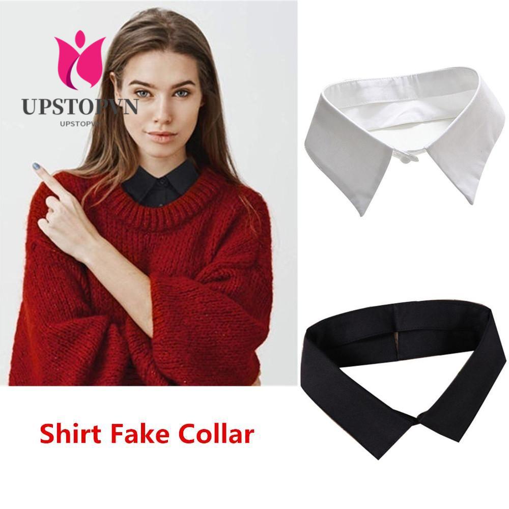 Cổ Áo Rời Chất Liệu Cotton Phong Cách Vintage