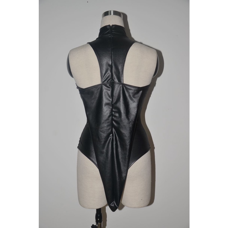Jumpsuit Da Bóng Phong Cách Âu Mỹ Quyến Rũ Cho Nữ