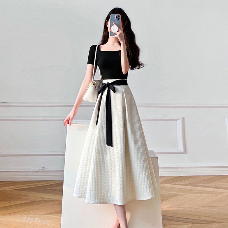 Kayna Set Áo Và Chân Váy Thời Trang Hè 2023 Xinh Xắn Cho Nữ