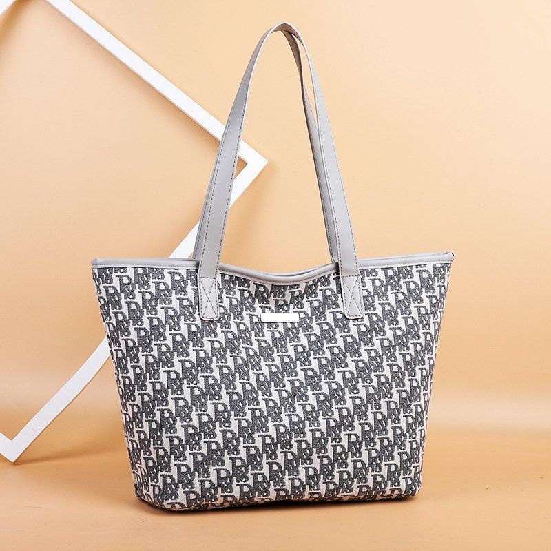 Túi Xách Cỡ Lớn Màu Tương Phản Thời Trang Hàn Quốc Cho Nữ