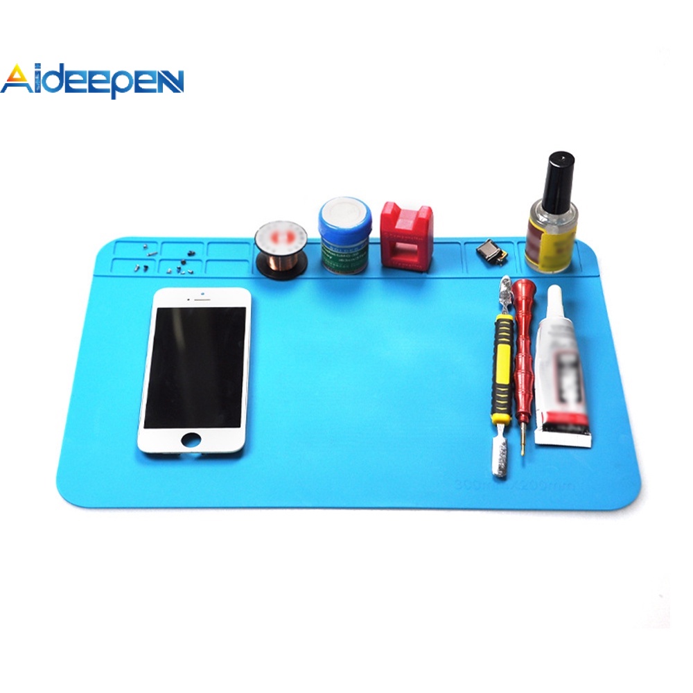 Tấm lót để bàn Aideepen bằng silicon cách nhiệt sửa chữa đa dụng