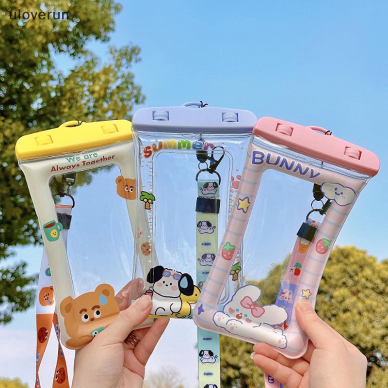 Túi Đựng Điện Thoại Chống Thấm Nước Họa Tiết Hoạt Hình Thời Trang Đi Bơi