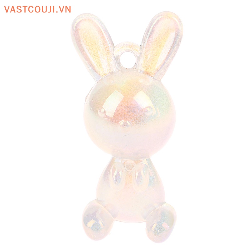 1 Mặt Vòng cổ Hình Thỏ Nhiều Màu Sắc DIY