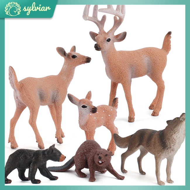 Mô Hình Động Vật Hoang Dã Sống Động Như Thật Cho Bé