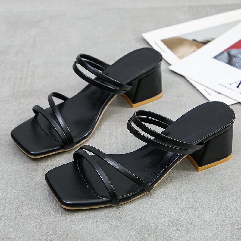 Sandal cao Gót 5P Quai Mảnh Mã t7