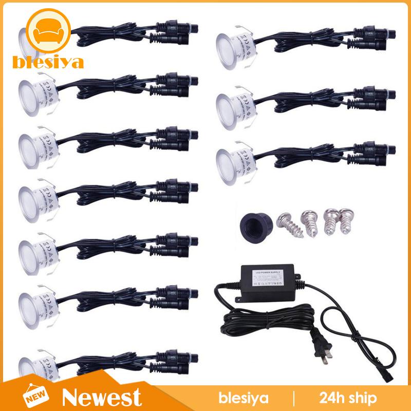 Set 10 Đèn LED IP67 Chống Thấm Nước Dùng Để Trang Trí Sân Vườn Tiện Dụng