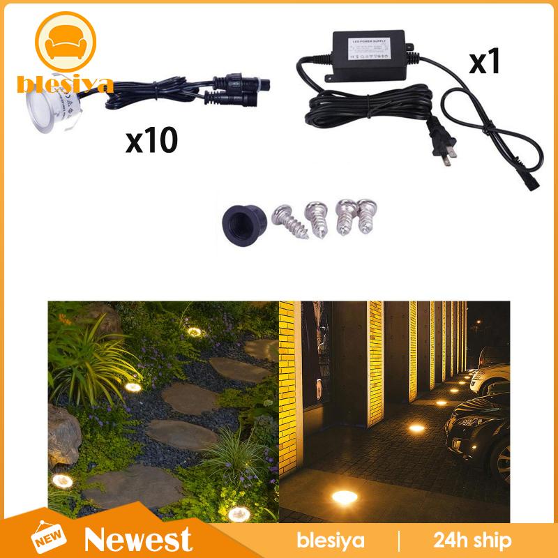 Set 10 Đèn LED IP67 Chống Thấm Nước Dùng Để Trang Trí Sân Vườn Tiện Dụng