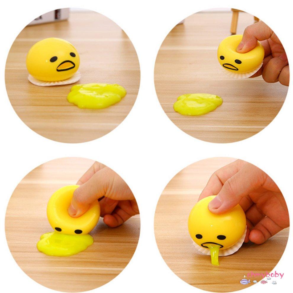 [Trong kho] Nôn Lòng Đỏ Trứng Chống Căng Thẳng Đồ Chơi Mềm Giải Nén Chất Nhờn Sáng Tạo Khăm Quà Tặng Cho Trẻ Em Ngộ Nghĩnh [P/11]