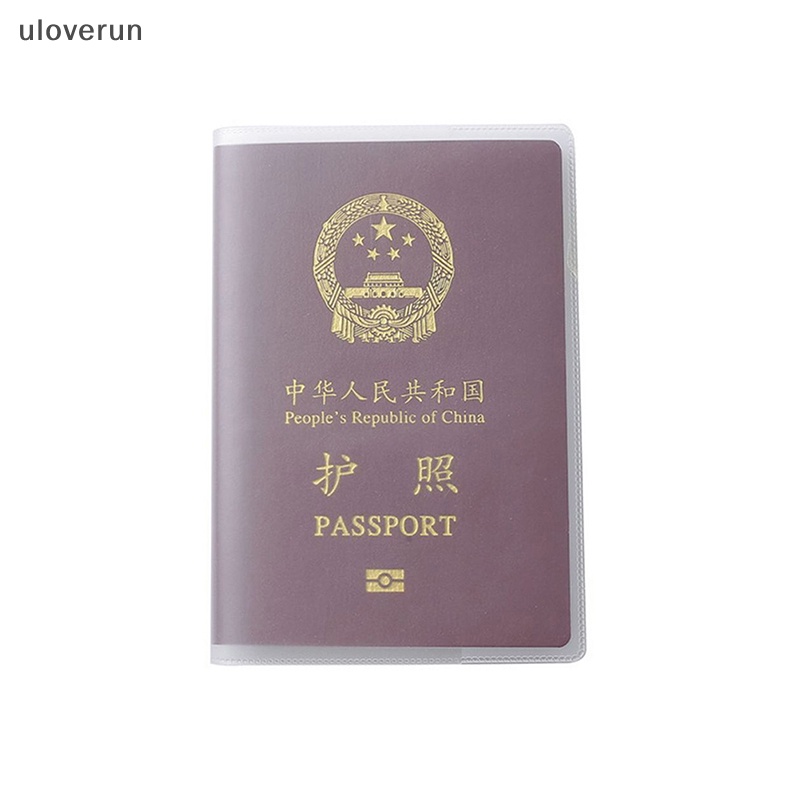 Vỏ Bọc Hộ Chiếu Du Lịch Bằng PVC Trong Suốt Chống Nước Có Ngăn Đựng Thẻ ID Cho Nam &amp; Nữ