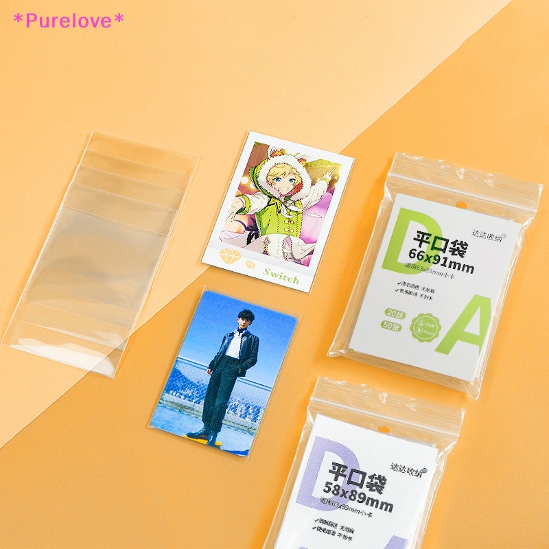 Set 50 Tấm Phim Bọc Bảo Vệ Thẻ CPP 3 Inch Chuyên Dụng Mới