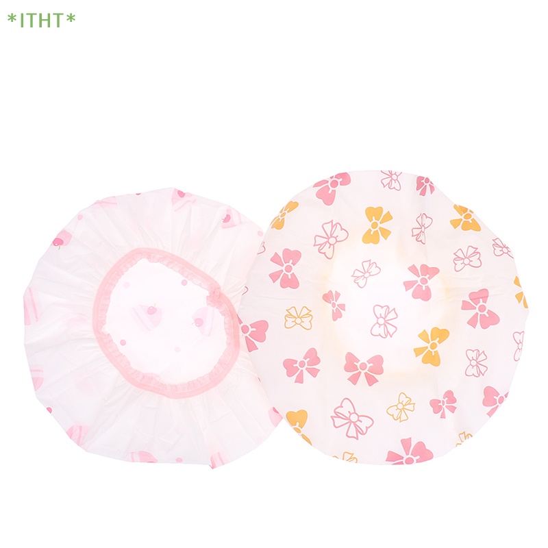 Mũ Trùm Tóc Khi Tắm Chống Thấm Nước Dày Dặn Co Giãn Dành Cho Nữ Mới