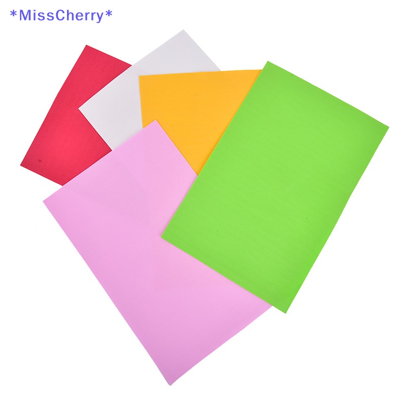 Set 10 Tấm Xốp EVA 260x185x2mm Làm Đồ Thủ Công Cho Bé Set 10 / 10 Miếng Xốp EVA Dùng Làm Đồ Thủ Công DIY Đồ Chơi Nhiều Màu Sắc Kích Thước 260x185x2mm X 2Mm