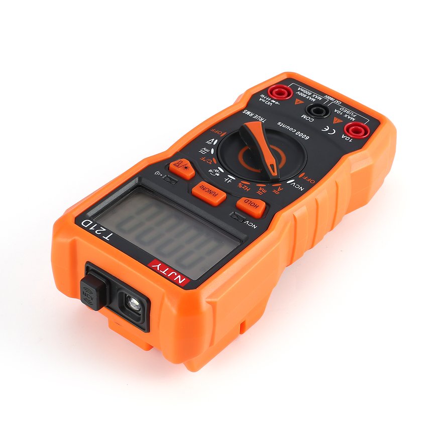 Digital Multimeter NJTY T21D DC/AC Volt Amp Ohm Diode NCV Mini Multitester