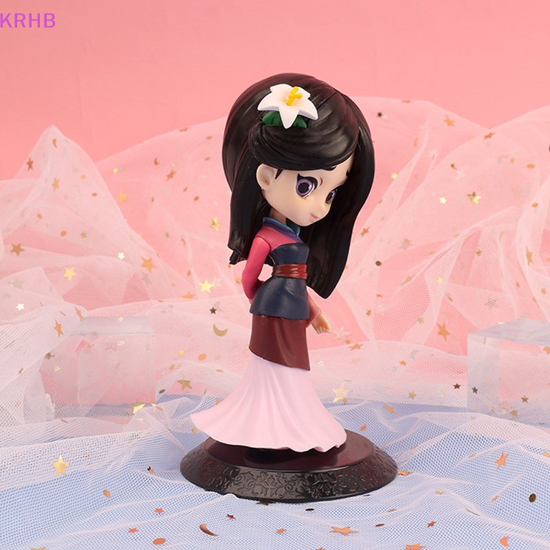 Mô Hình Công Chúa Mulan 14cm Trang Trí Bánh Kem Mới