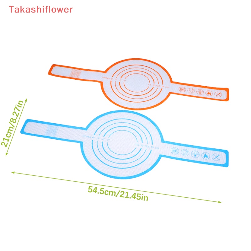 Thảm Nướng Bánh Bằng Silicone Chống Dính Với Tay Cầm Dài Tiện Dụng