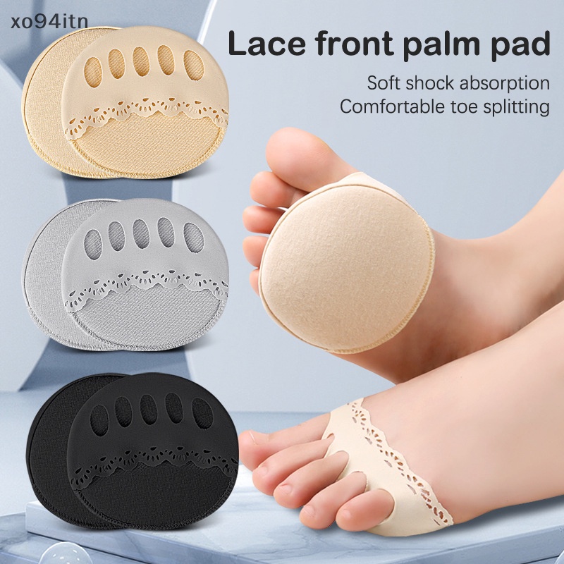 1 Cặp Đệm Ngón Chân Ren Rỗng Mềm Mại Thoáng Khí Chống Mài Mòn