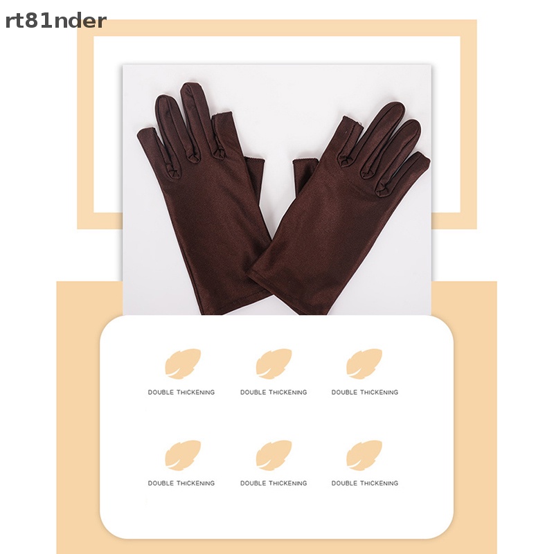 1 Đôi Găng Tay Bảo Vệ Móng Chống Tia Uv Chất Lượng Cao