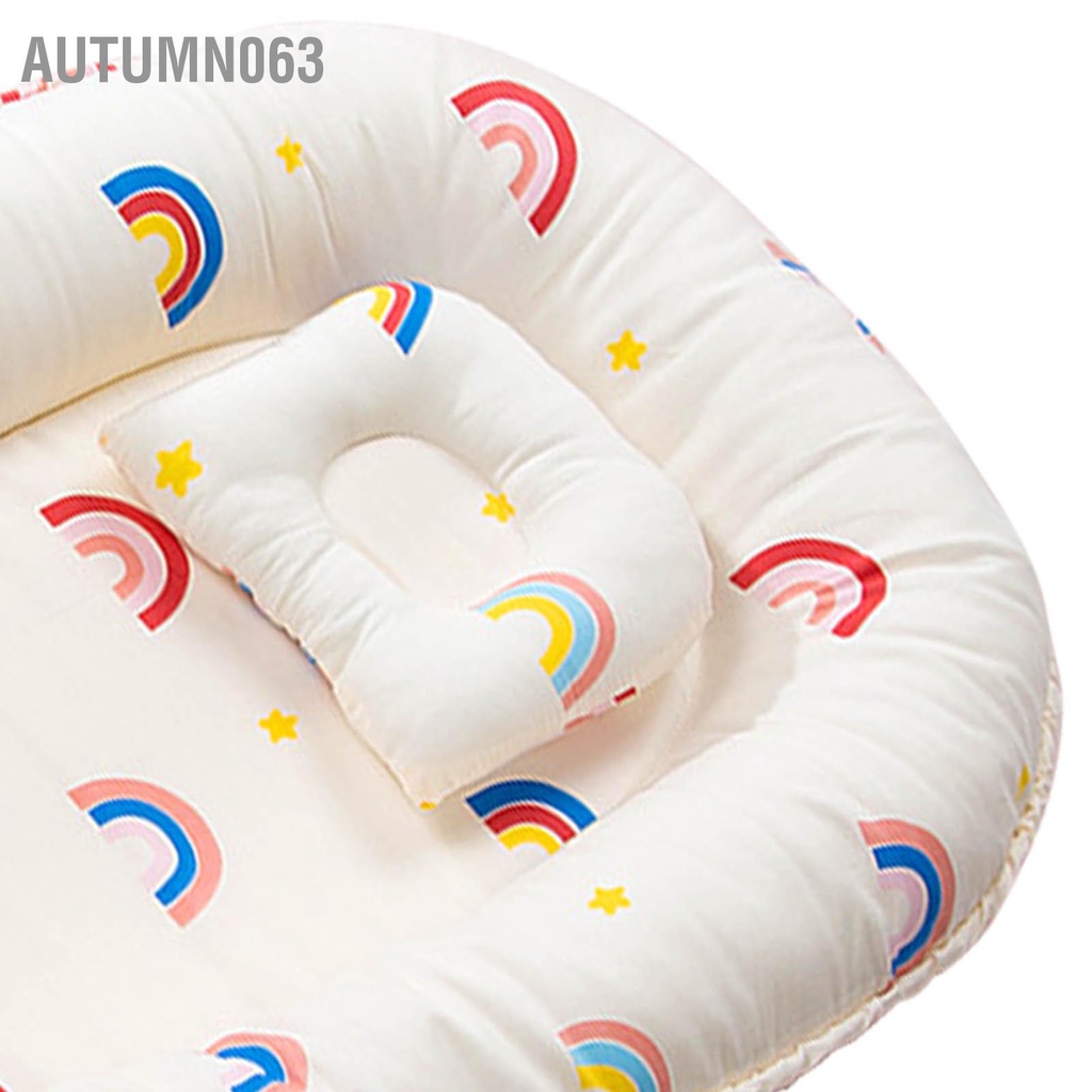Autumn063 Baby Lounger Mềm mại thoáng khí Thiết kế công thái học Giường ngủ cho trẻ sơ sinh di động trong nhà ngoài trời