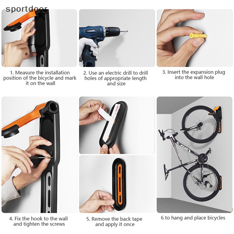 [sportoutdoor] Giá Đỡ Xe Đạp Leo Núi Gắn Tường Thiết Thực