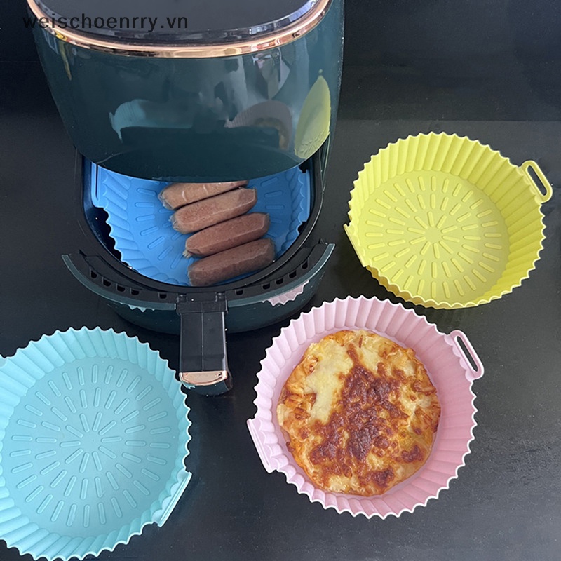 Khay Nướng Bánh Bằng Silicon Thay Thế Tiện Dụng Cho Nồi Chiên Không Dầu