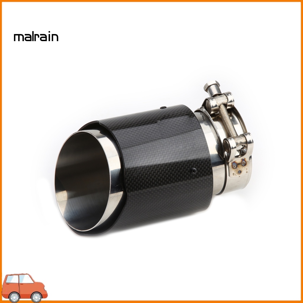 Ống Xả Khí Bằng Sợi Carbon 75mm Thay Thế Chuyên Dụng Cho Xe Hơi