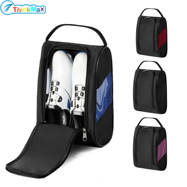 Thinkmax Túi Đựng Giày Thể Thao Chơi Golf Thoáng Khí Chống Mài Mòn Thêu Logo Có Khóa Kéo Tiện Dụng