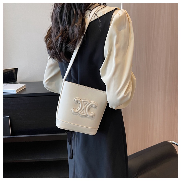 Túi Xách Da PU Đeo Chéo Màu Trơn Thời Trang Cho Nữ