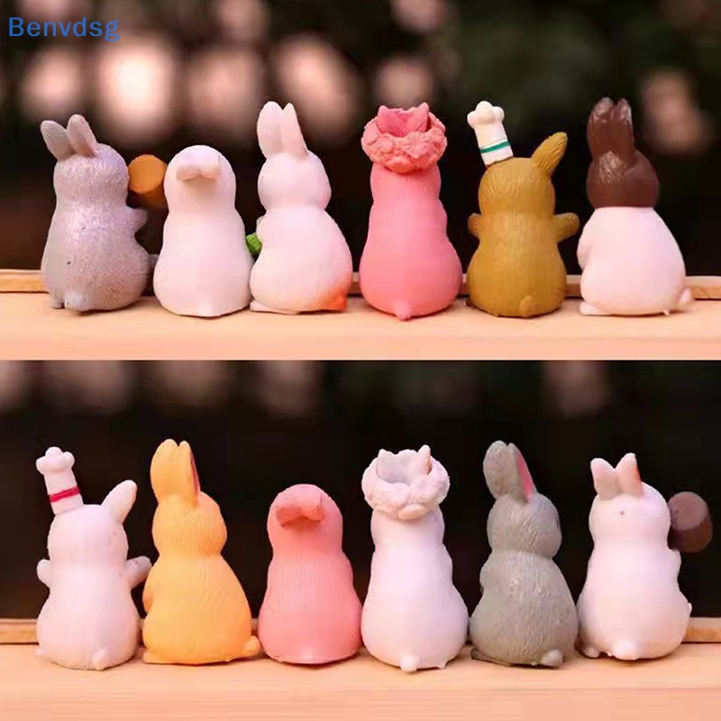 Đồ trang trí Thỏ Mini Để Bàn Trang Trí Sáng Tạo Vui Nhộn