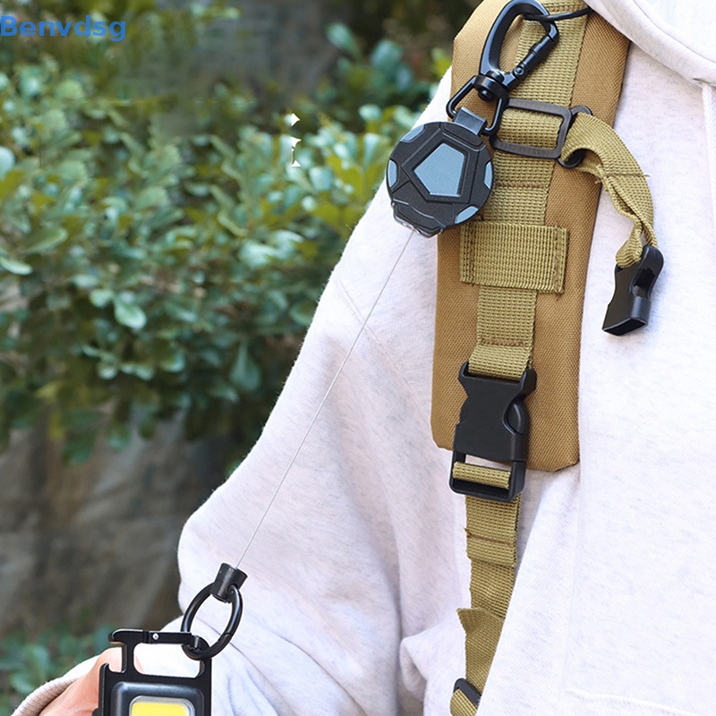 1 Móc Chìa Khóa Co Giãn Chống Thất Lạc Có Thể Thu Gọn Dễ Dàng Cho Leo Núi Ngoài Trời