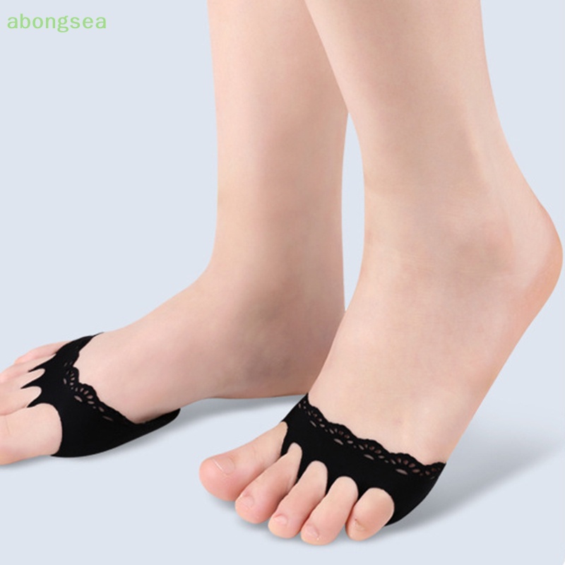 1 Cặp Đệm Ngón Chân Ren Rỗng Mềm Mại Thoáng Khí Chống Mài Mòn