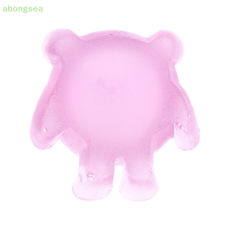 Abongsea Set 10 Mô Hình Gấu Dạ Quang Mini Bằng Nhựa Resin Trang Trí Tiểu Cảnh