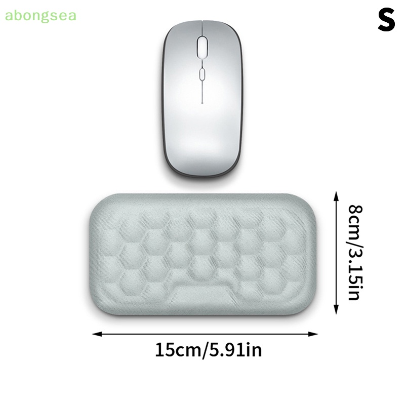Đệm Lót Chuột Và Bàn Phím abongsea Kết Cấu Cotton Mát Xa Cổ Tay