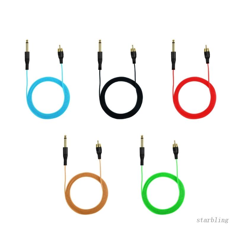 Dây Cáp Nối Rca Sang 6.35mm Mono 1.8m OD2.2 Chất Liệu TPE Mềm