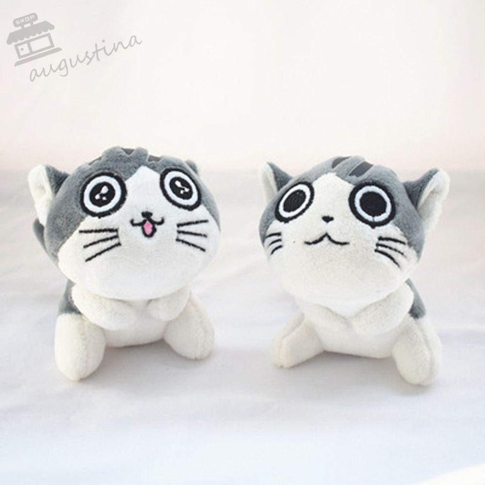 Mèo Nhồi Bông 10CM 4 Kiểu Thiết Kế Trang Trí Túi Xách