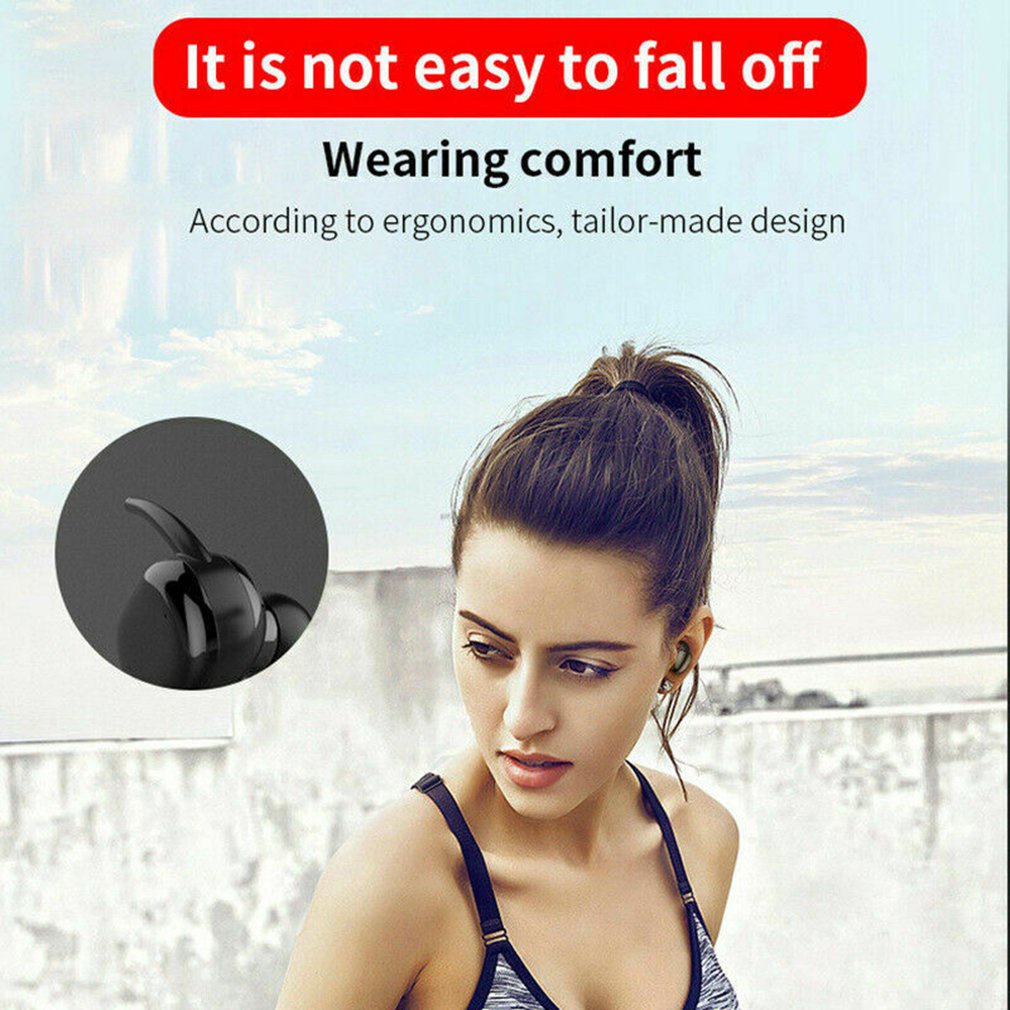 Black White Headset Y30 Wireless Sports Outdoor 5.0 Binaural Stereo Mini [Q/13]