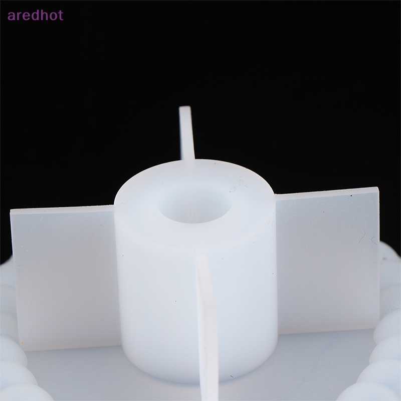 1 Khuôn Silicone Tròn Làm Bánh Hình Bông Hoa Mới