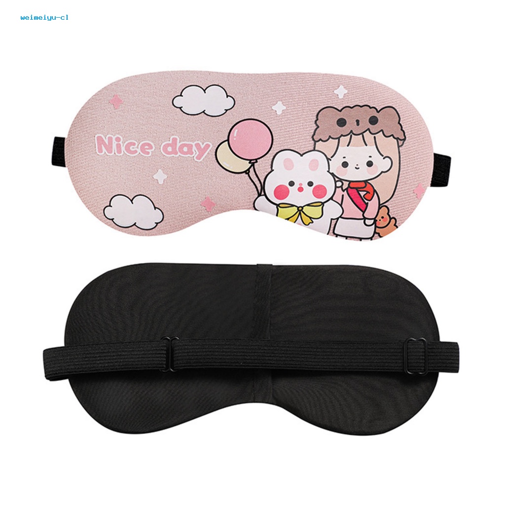 1 Bộ Vỏ Bọc Mắt Ngủ Co Giãn Họa Tiết Vui Nhộn