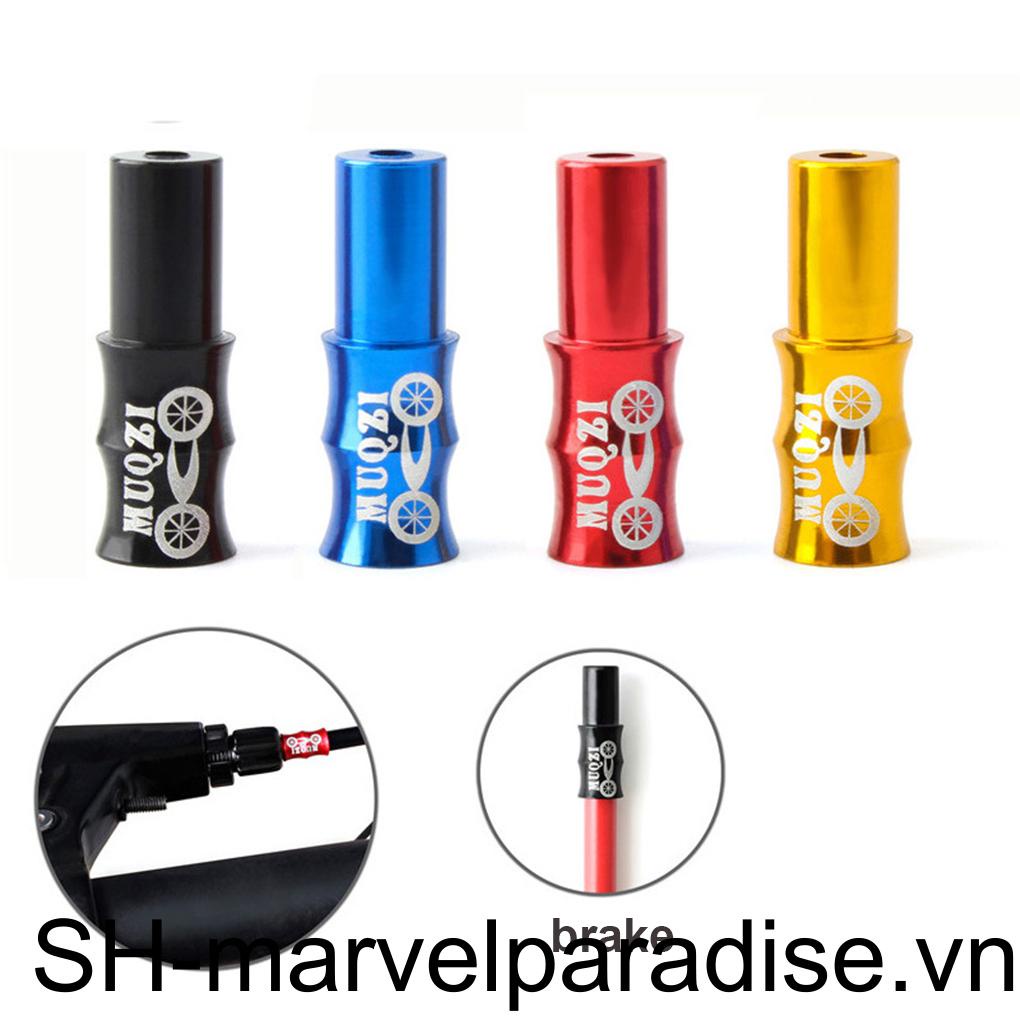 Set 10 Nắp Đậy Dây Cáp Xe Đạp Leo Núi Bằng Hợp Kim Nhôm Nhiều Màu Chuyên Nghiệp
